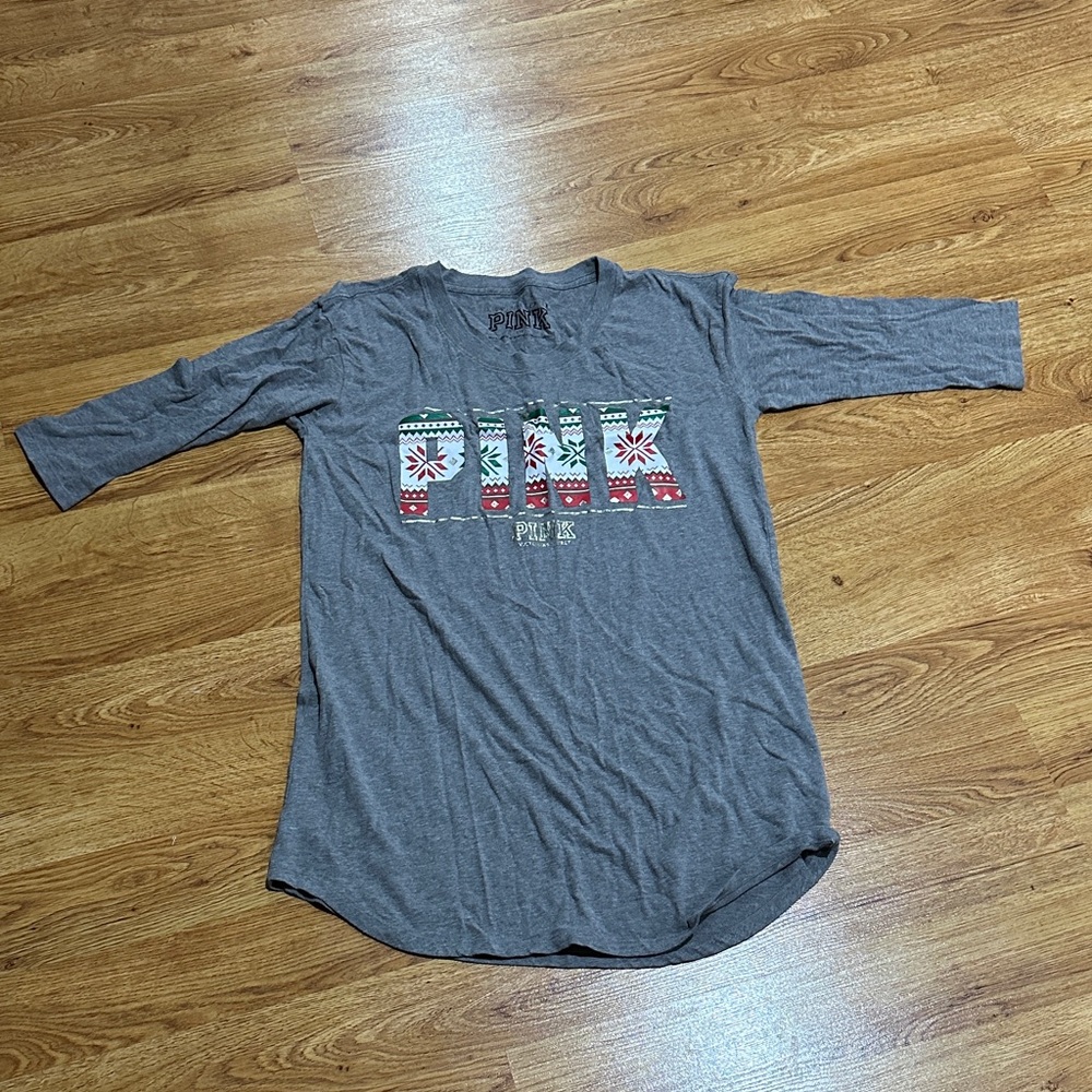 Gray PINK Nightgown